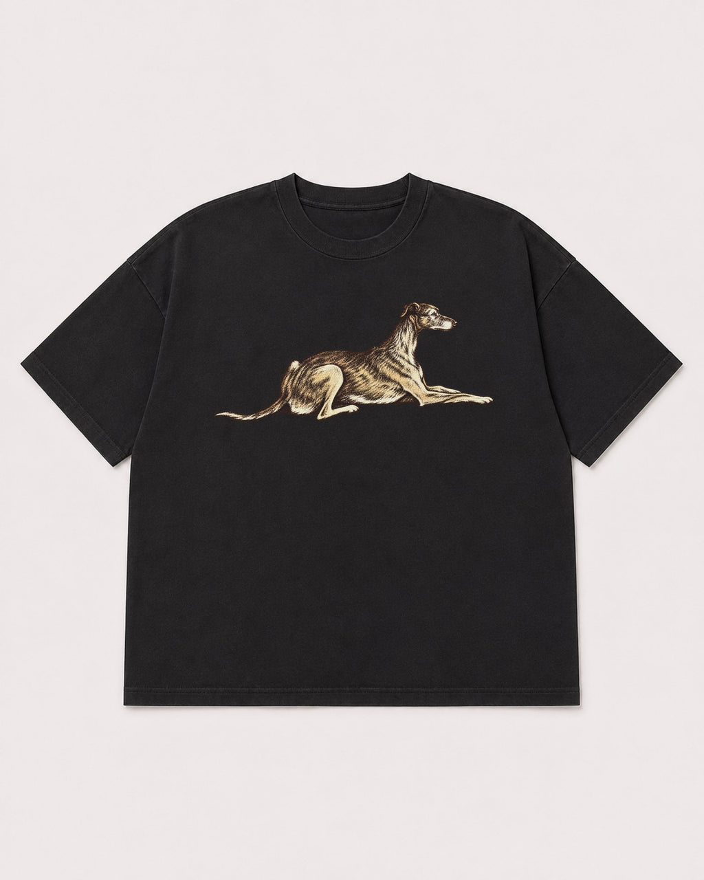 Mockup Boxy Heavyweight Tee Black product