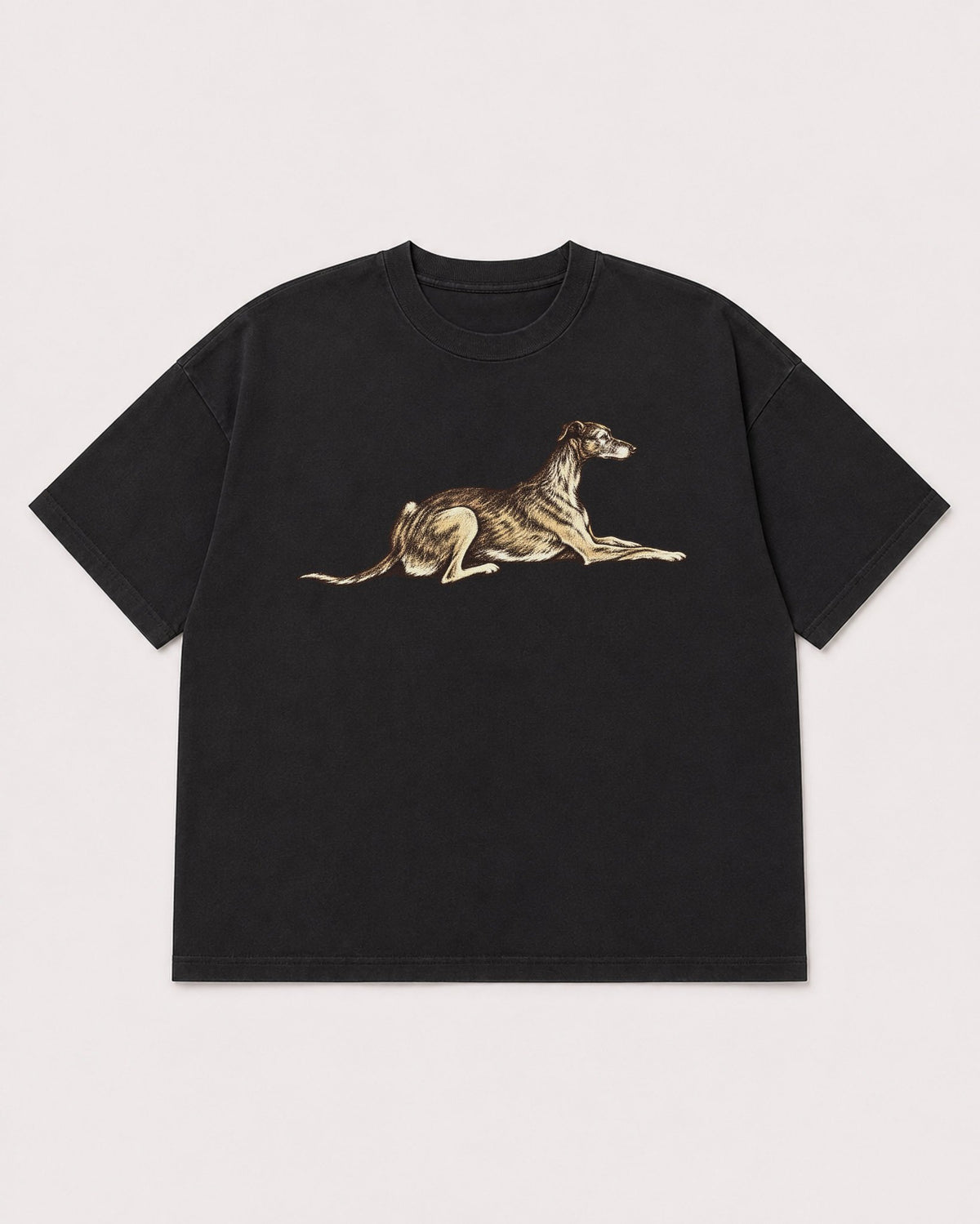 Mockup Boxy Heavyweight Tee Black product