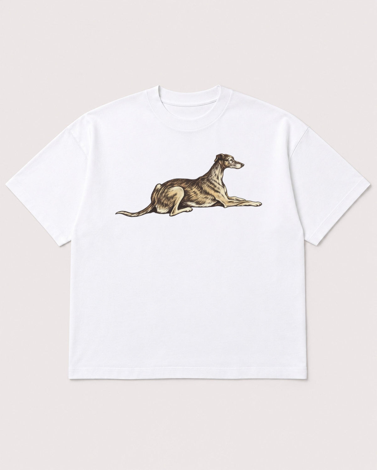 Mockup Boxy Heavyweight Tee White product