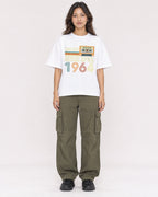 Mockup Boxy Heavyweight Tee White female full-body 02
