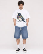 Mockup Boxy Heavyweight Tee White male full-body 03