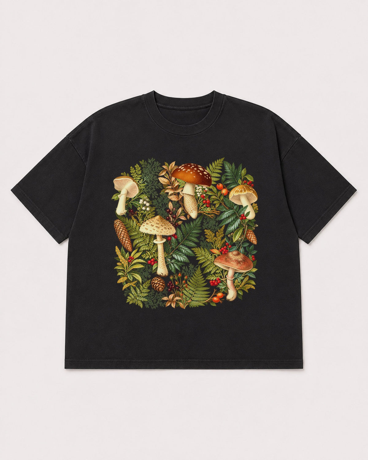 Mockup Boxy Heavyweight Tee Black product