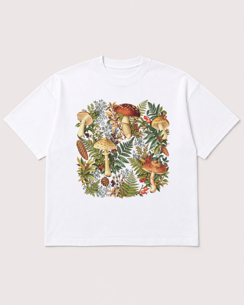 Mockup Boxy Heavyweight Tee White product