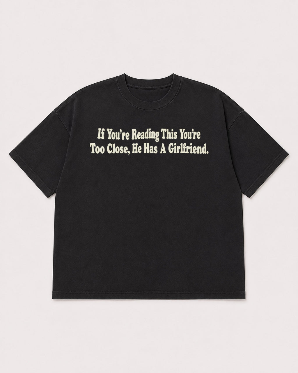 Mockup Boxy Heavyweight Tee Black product