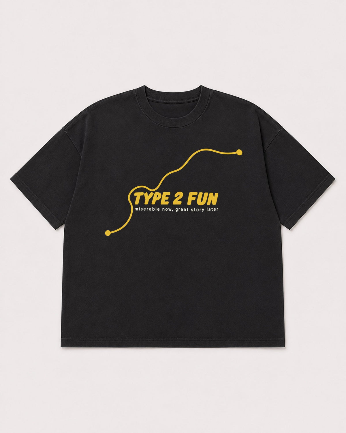 Mockup Boxy Heavyweight Tee Black product