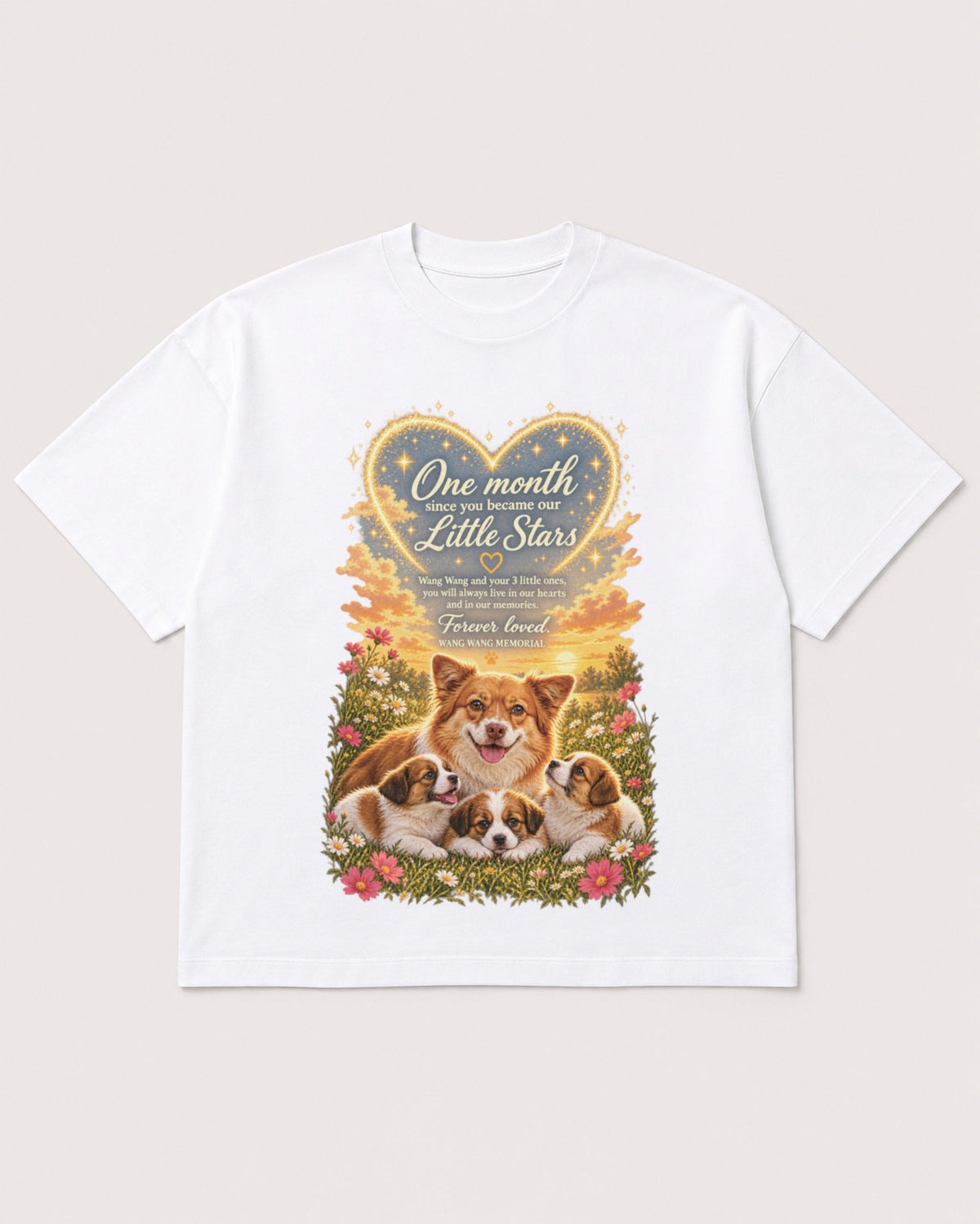Mockup Boxy Heavyweight Tee White product
