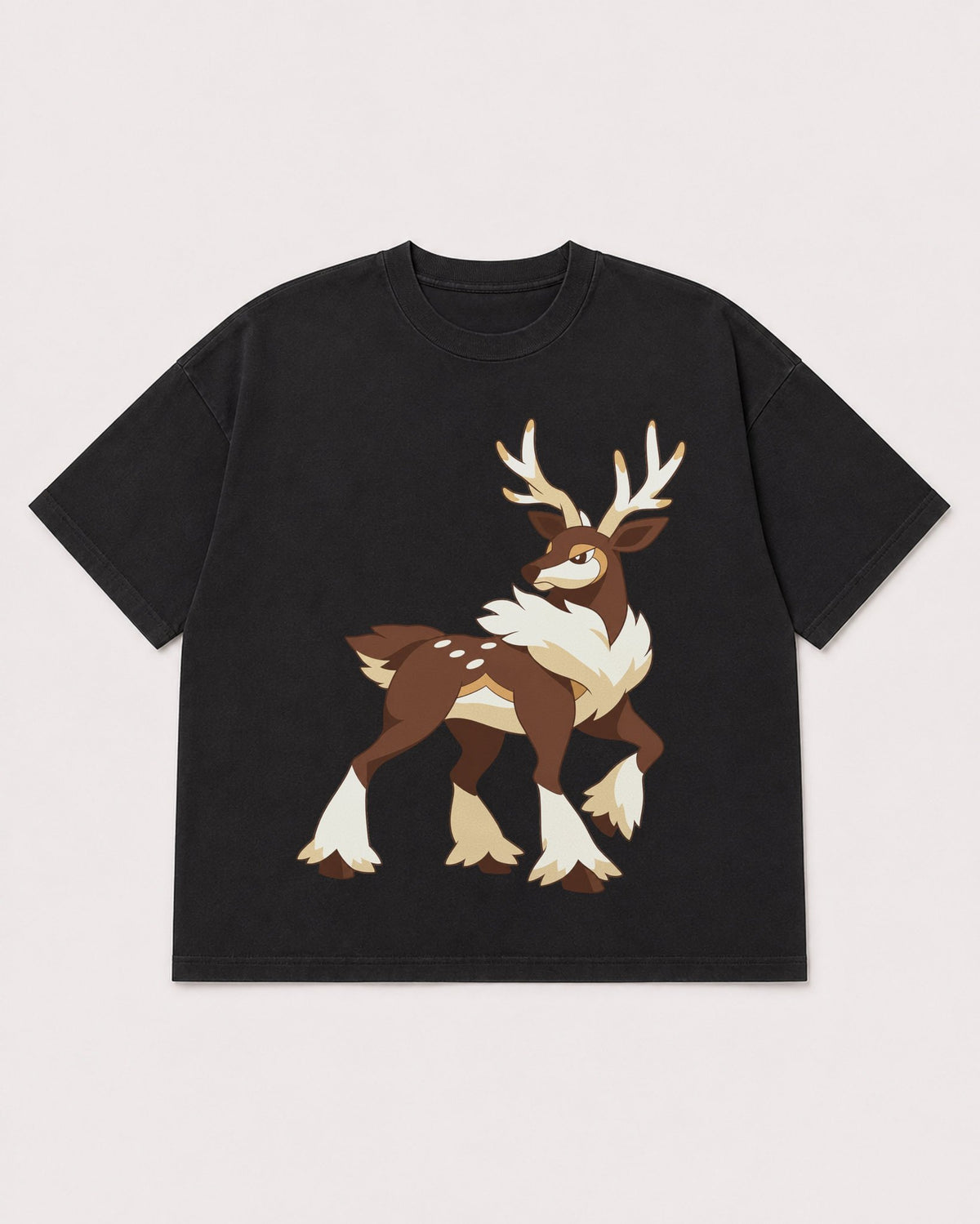 Mockup Boxy Heavyweight Tee Black product