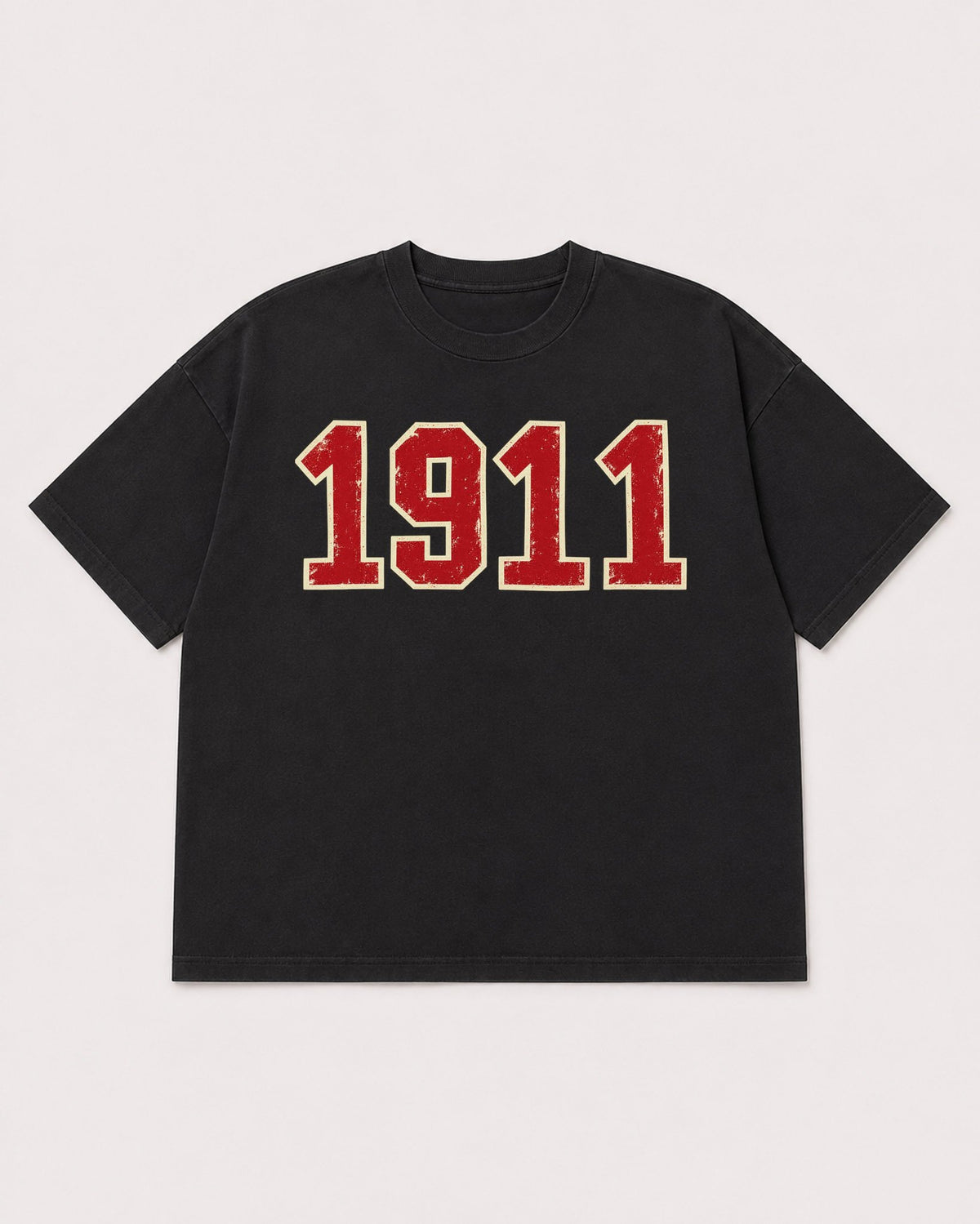 Mockup Boxy Heavyweight Tee Black product