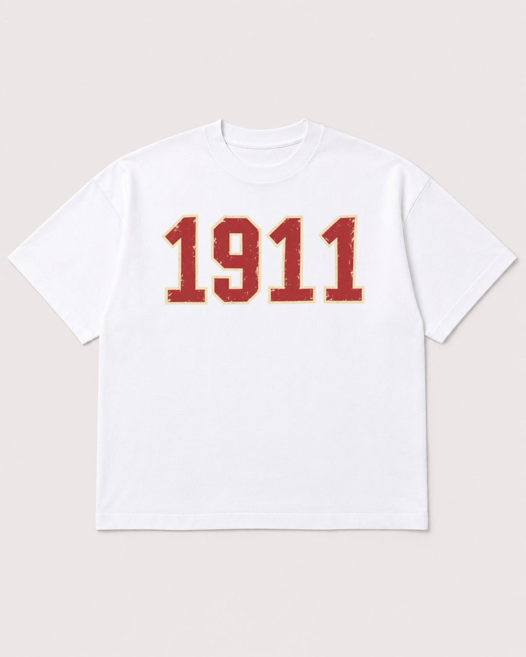 Mockup Boxy Heavyweight Tee White product