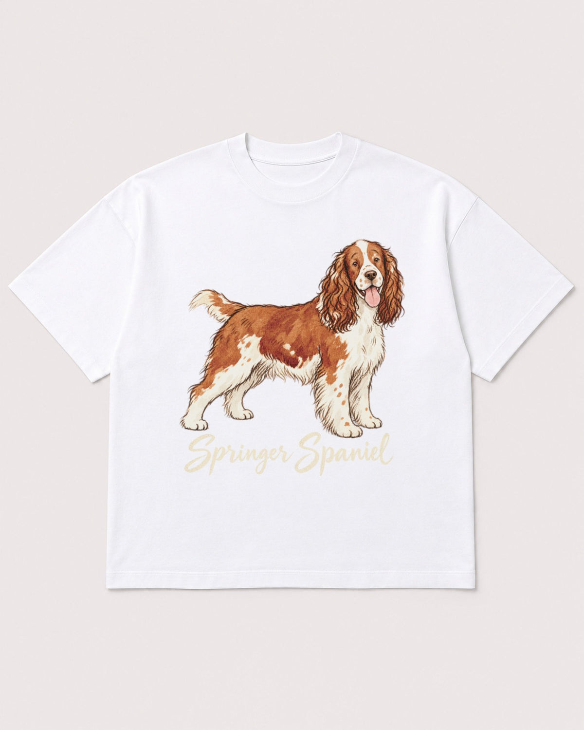 Mockup Boxy Heavyweight Tee White product