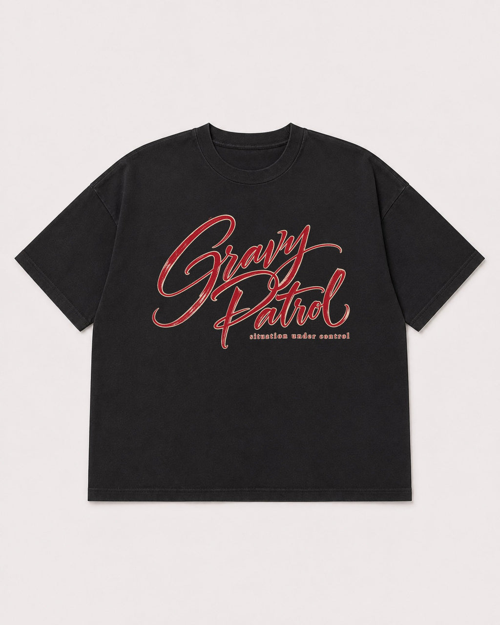 Mockup Boxy Heavyweight Tee Black product