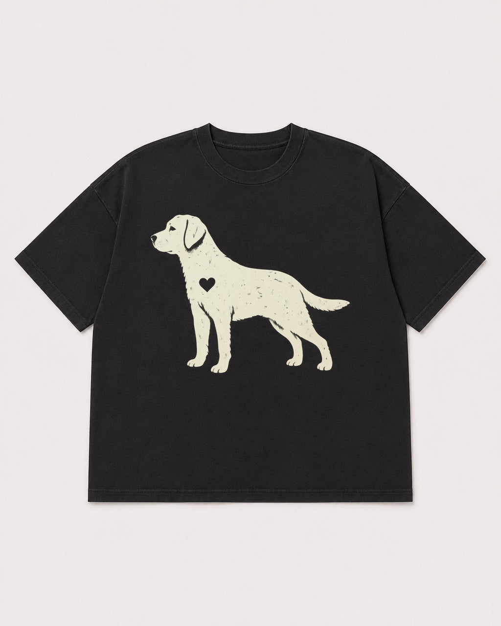Mockup Boxy Heavyweight Tee Black product