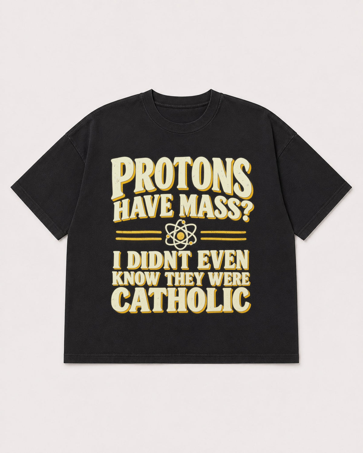 Mockup Boxy Heavyweight Tee Black product