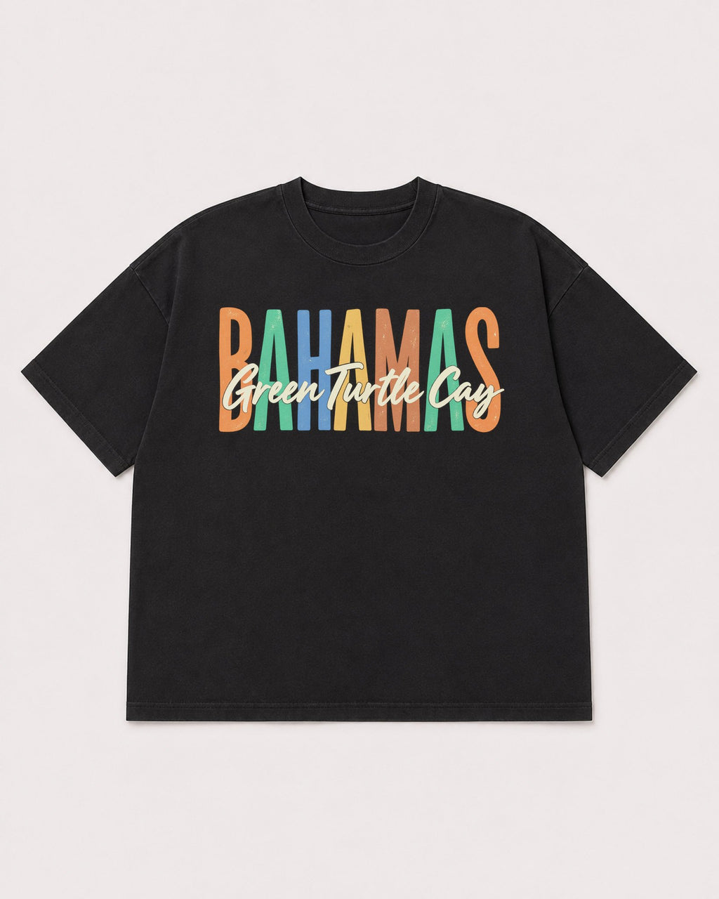Mockup Boxy Heavyweight Tee Black product