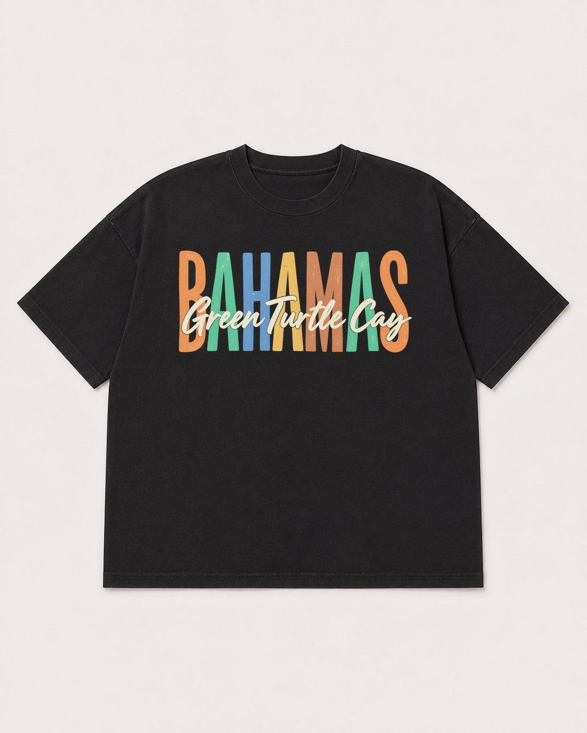 Mockup Boxy Heavyweight Tee Black product