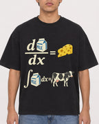 Mockup Boxy Heavyweight Tee Black male close-up 46