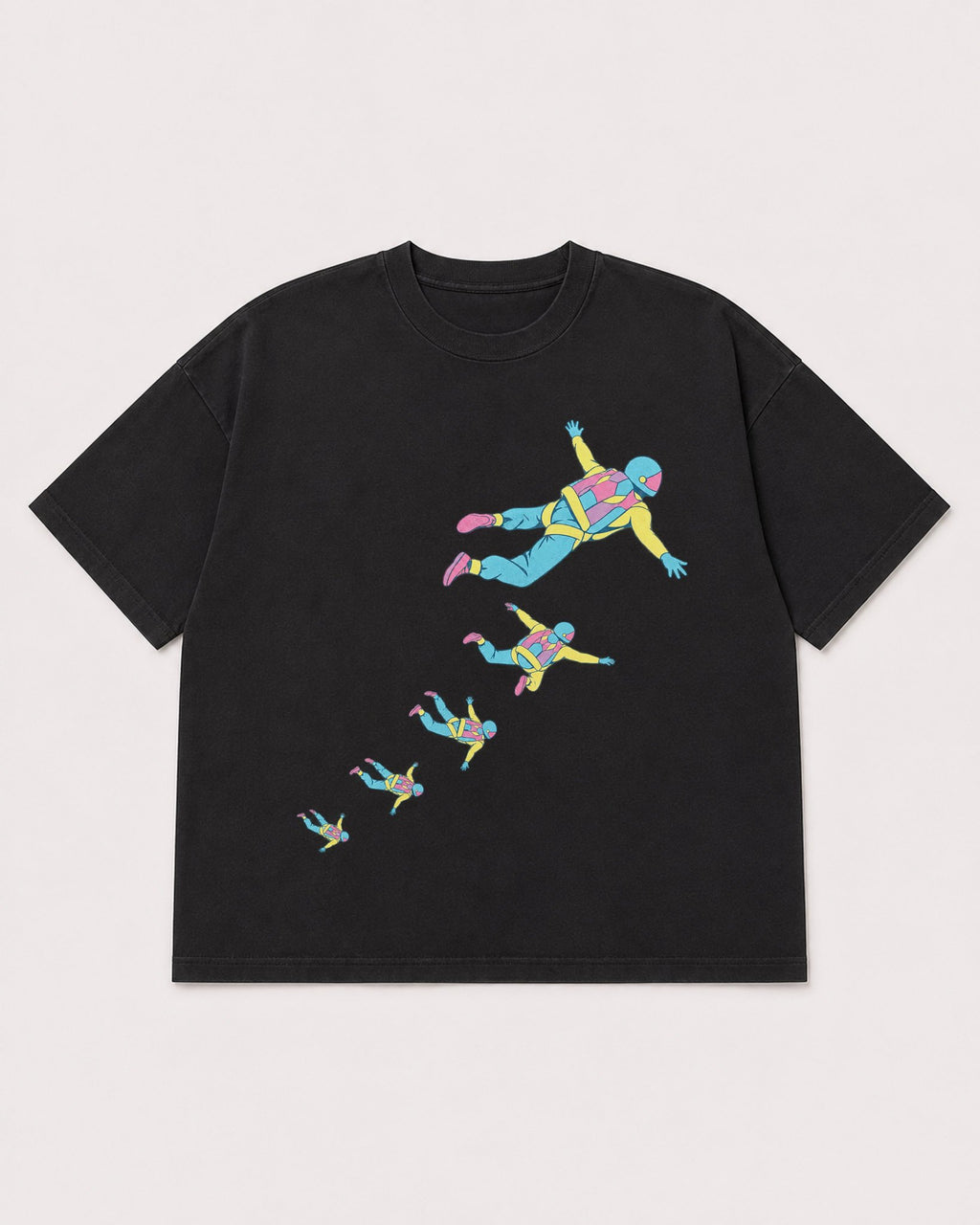 Mockup Boxy Heavyweight Tee Black product