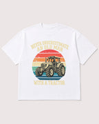 Mockup Boxy Heavyweight Tee White product