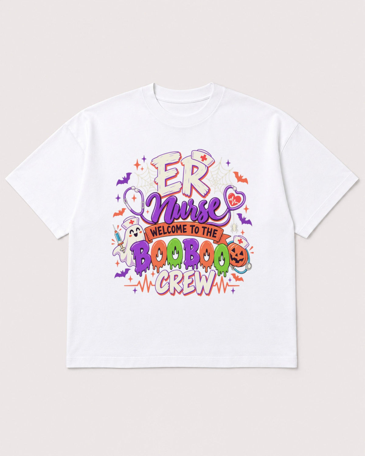 Mockup Boxy Heavyweight Tee White product