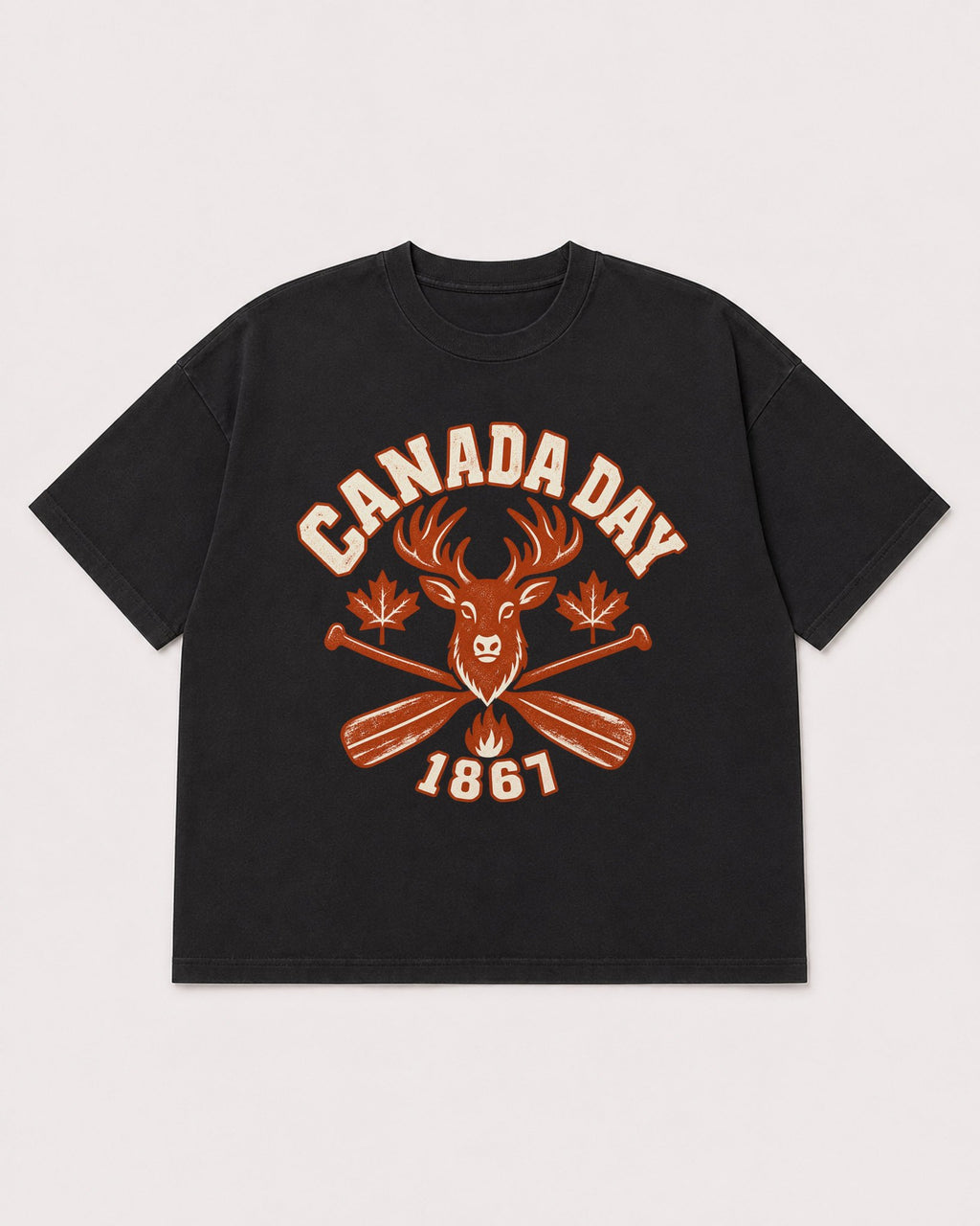 Mockup Boxy Heavyweight Tee Black product