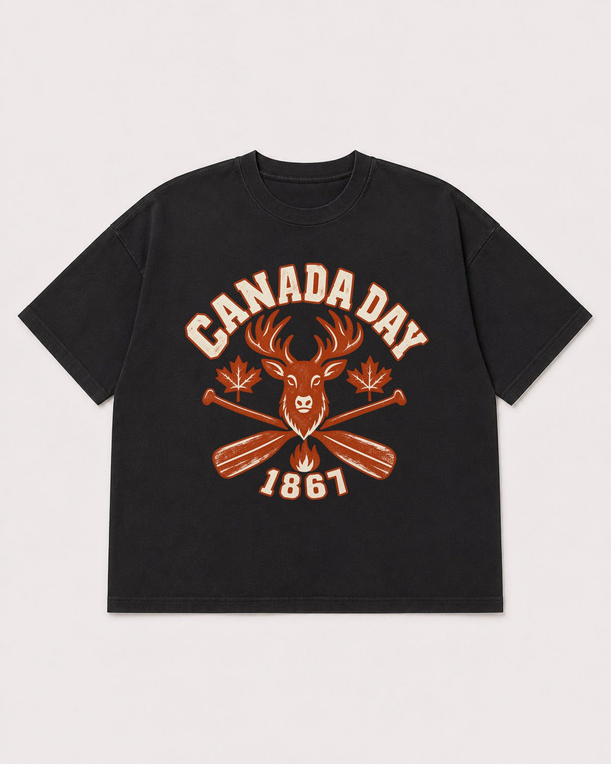Mockup Boxy Heavyweight Tee Black product