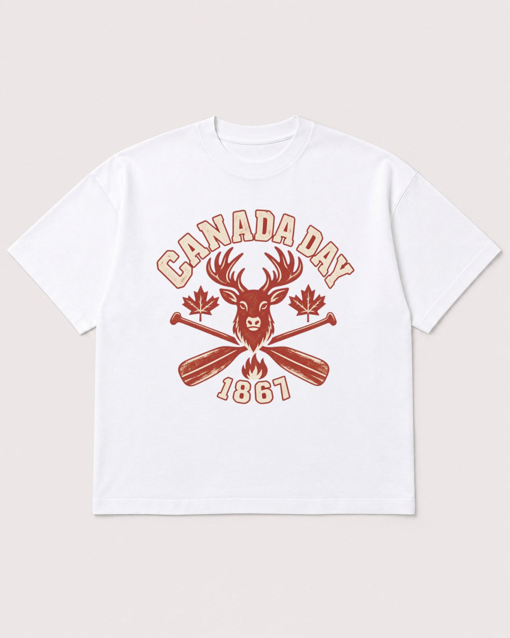 Mockup Boxy Heavyweight Tee White product