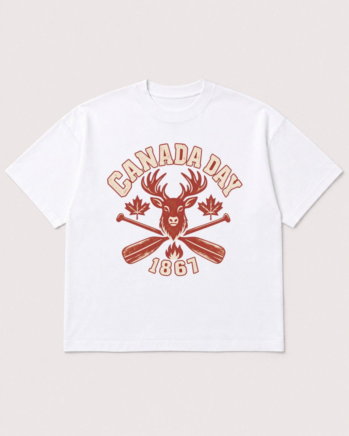 Mockup Boxy Heavyweight Tee White product