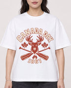Mockup Boxy Heavyweight Tee White female close-up 03