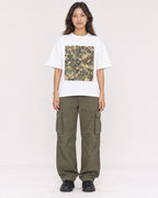 Mockup Boxy Heavyweight Tee White female full-body 02