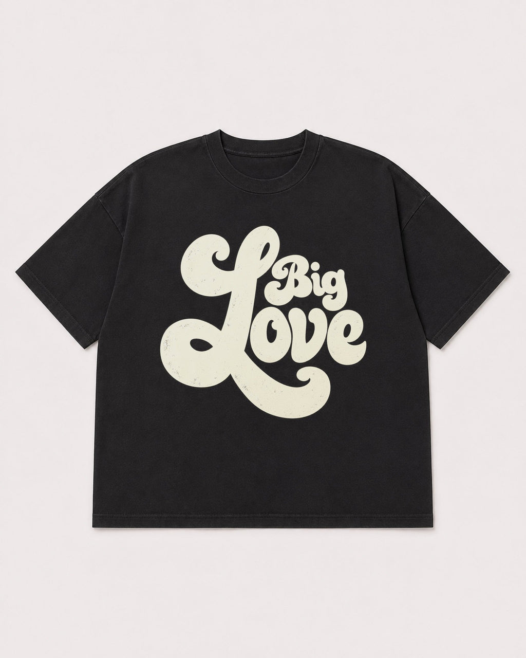 Mockup Boxy Heavyweight Tee Black product