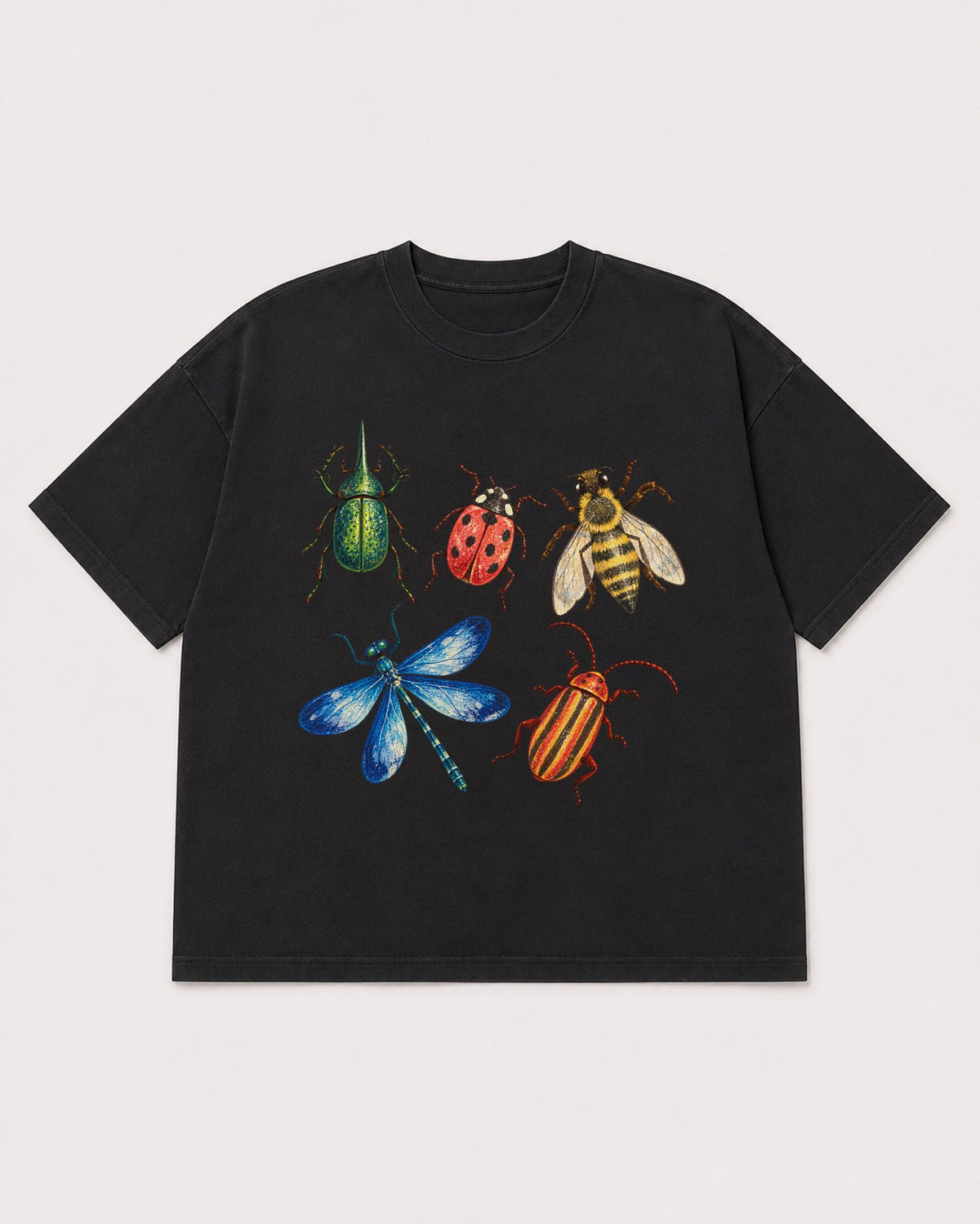 Mockup Boxy Heavyweight Tee Black product