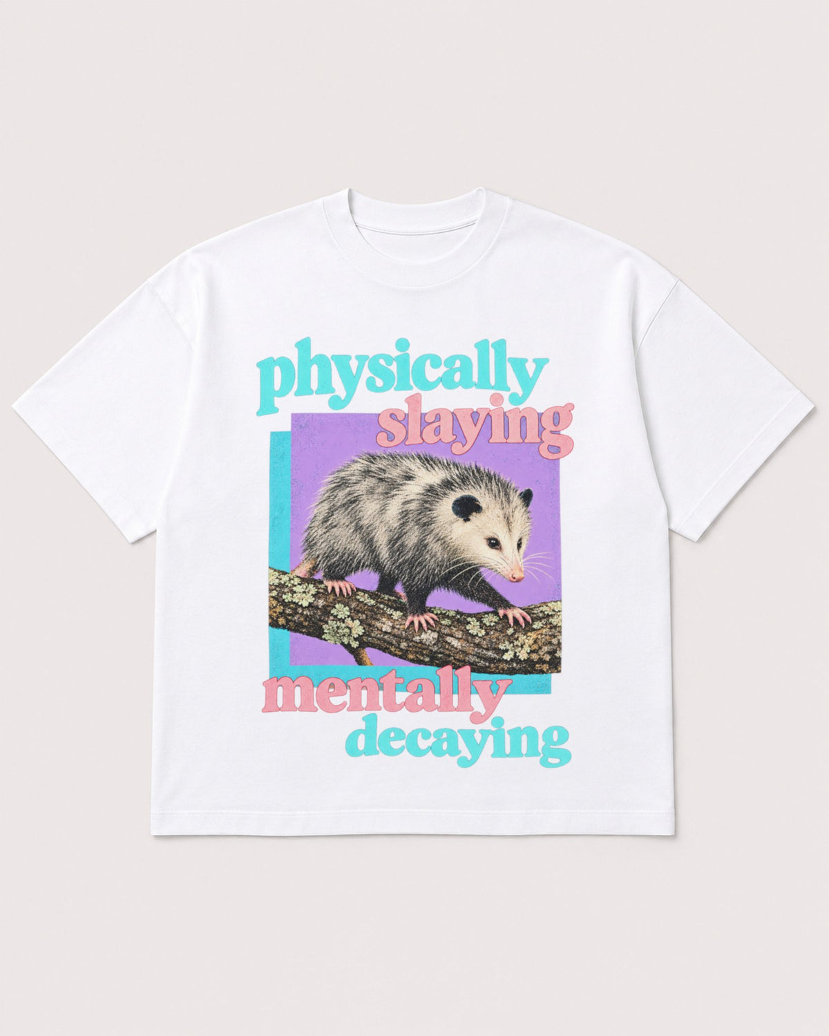 Mockup Boxy Heavyweight Tee White product