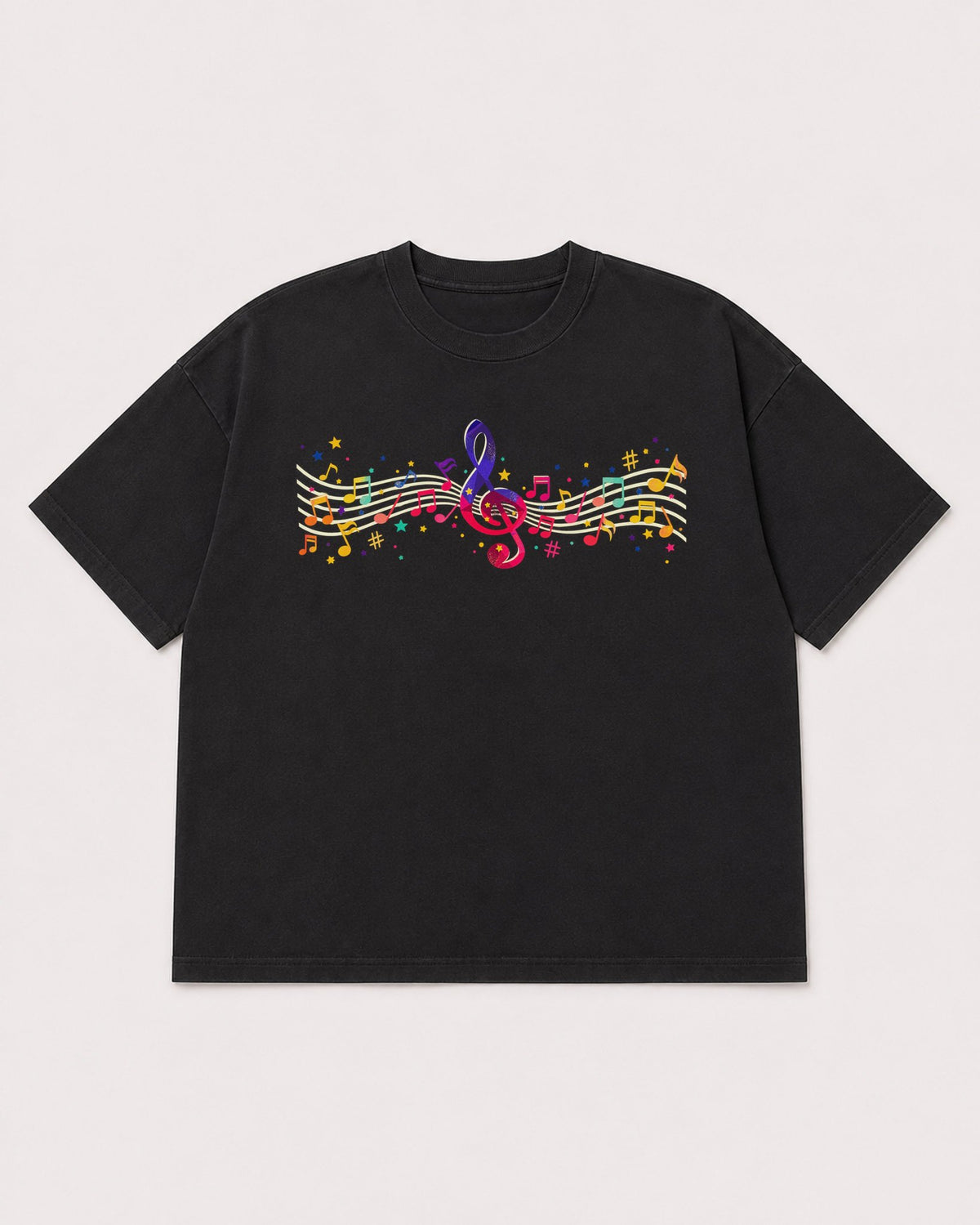 Mockup Boxy Heavyweight Tee Black product