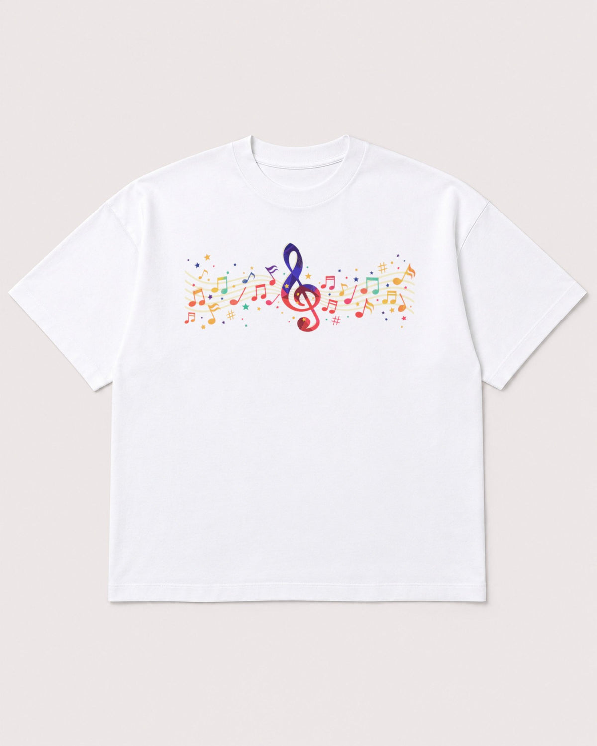 Mockup Boxy Heavyweight Tee White product