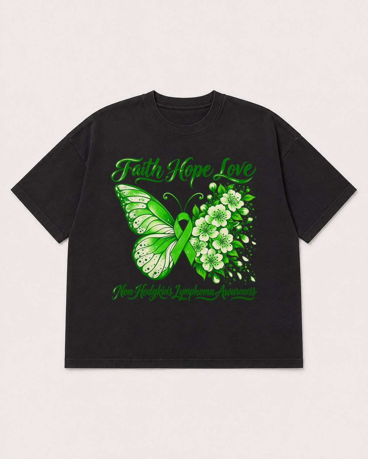 Mockup Boxy Heavyweight Tee Black product