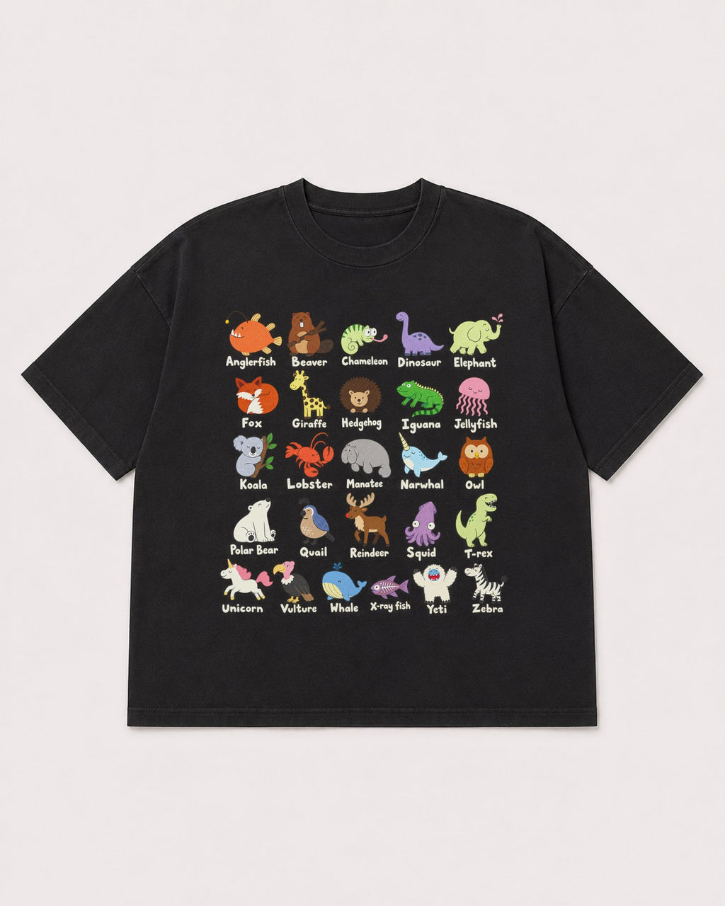 Mockup Boxy Heavyweight Tee Black product