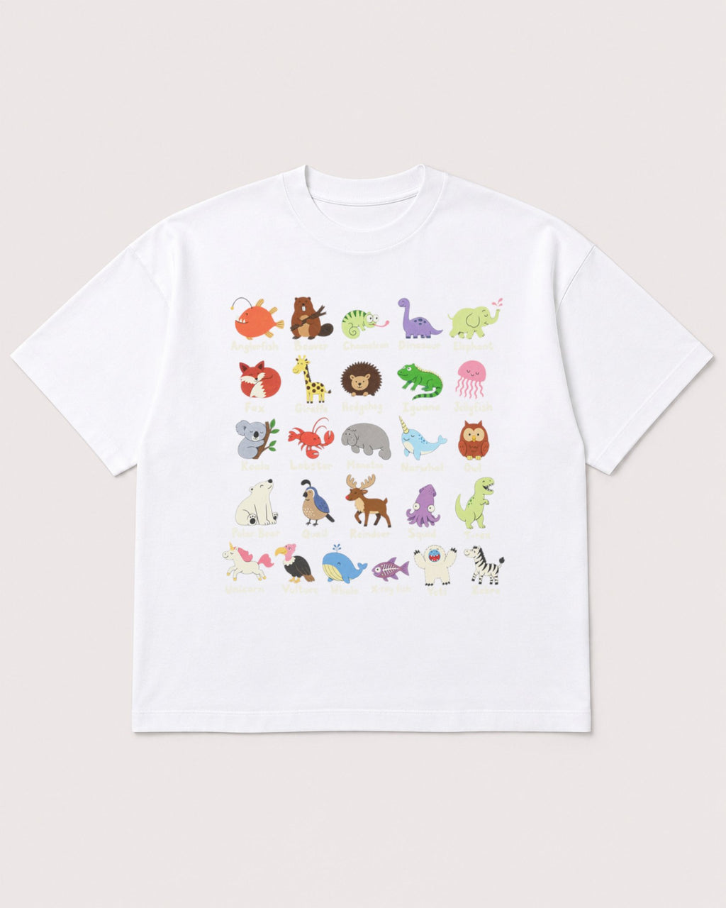 Mockup Boxy Heavyweight Tee White product