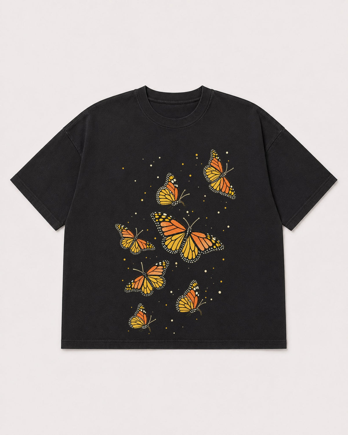 Mockup Boxy Heavyweight Tee Black product