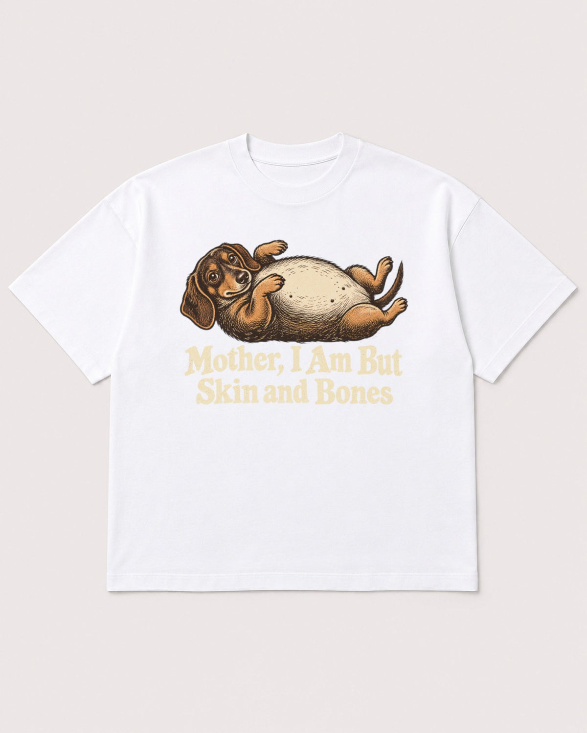 Mockup Boxy Heavyweight Tee White product