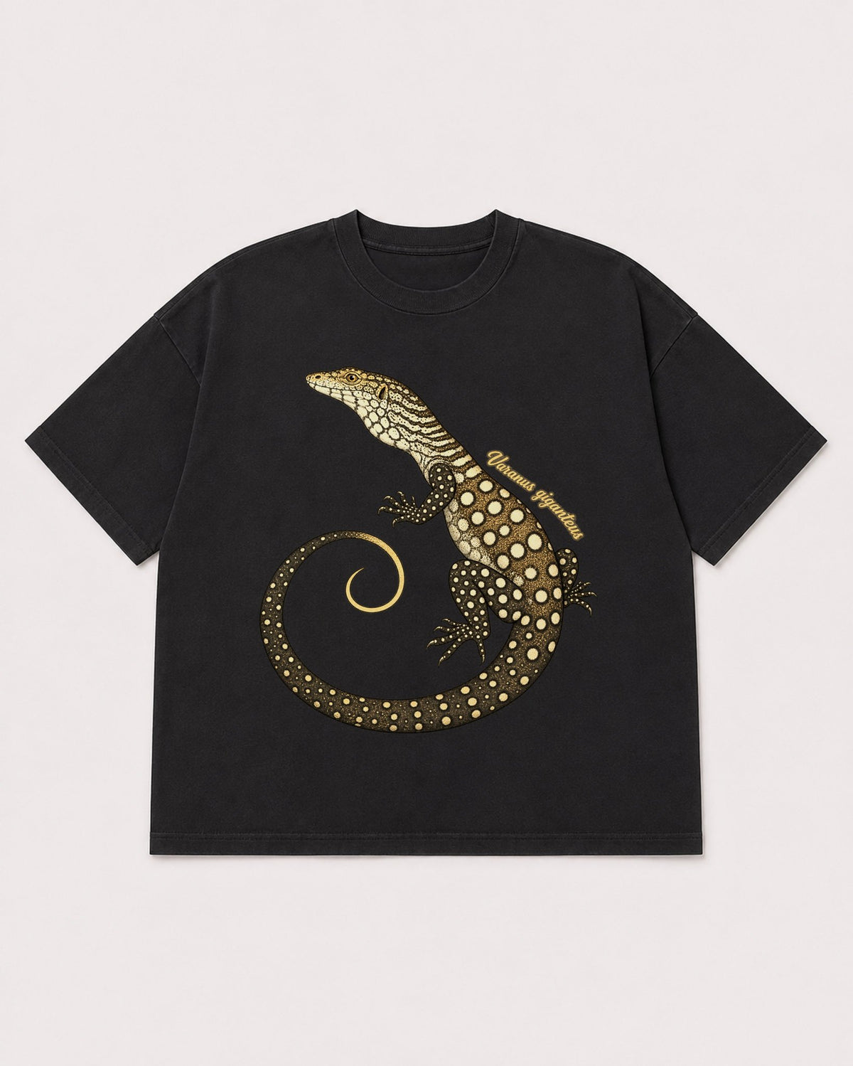 Mockup Boxy Heavyweight Tee Black product