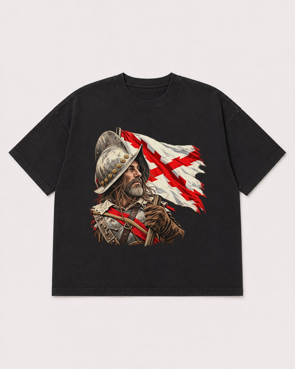 Mockup Boxy Heavyweight Tee Black product