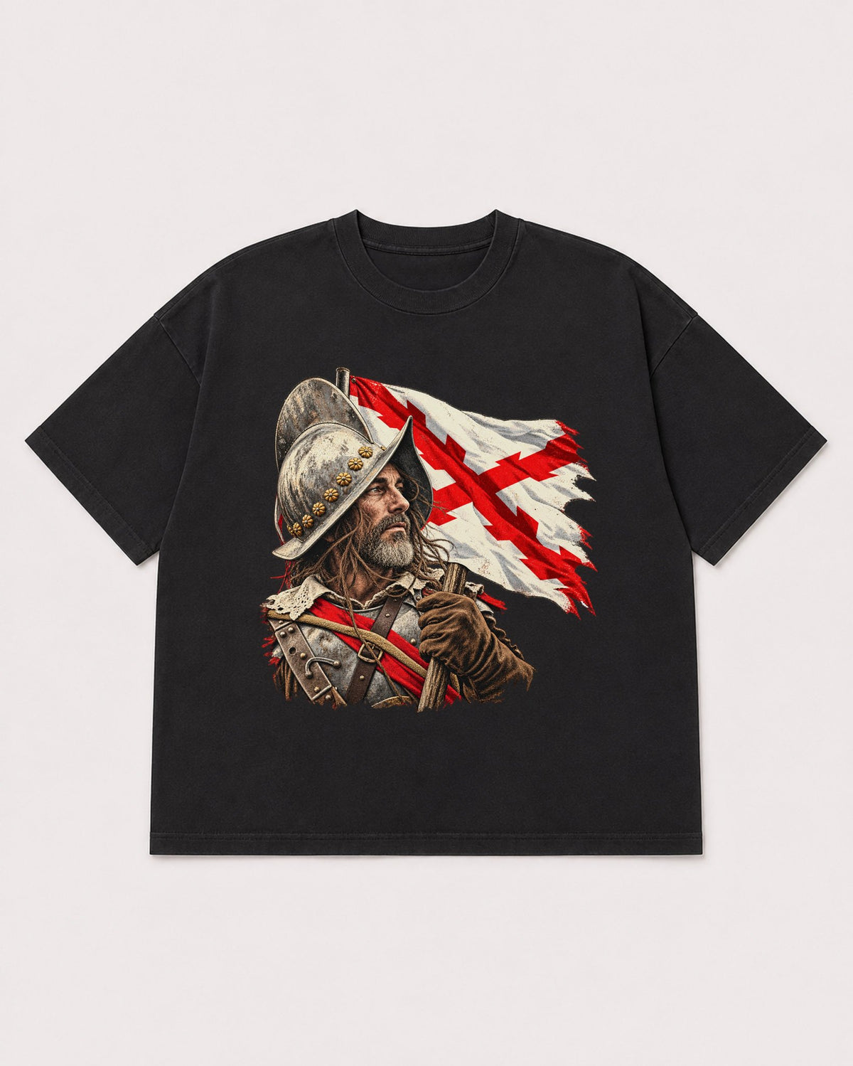 Mockup Boxy Heavyweight Tee Black product
