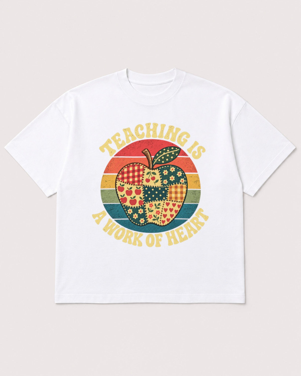 Mockup Boxy Heavyweight Tee White product