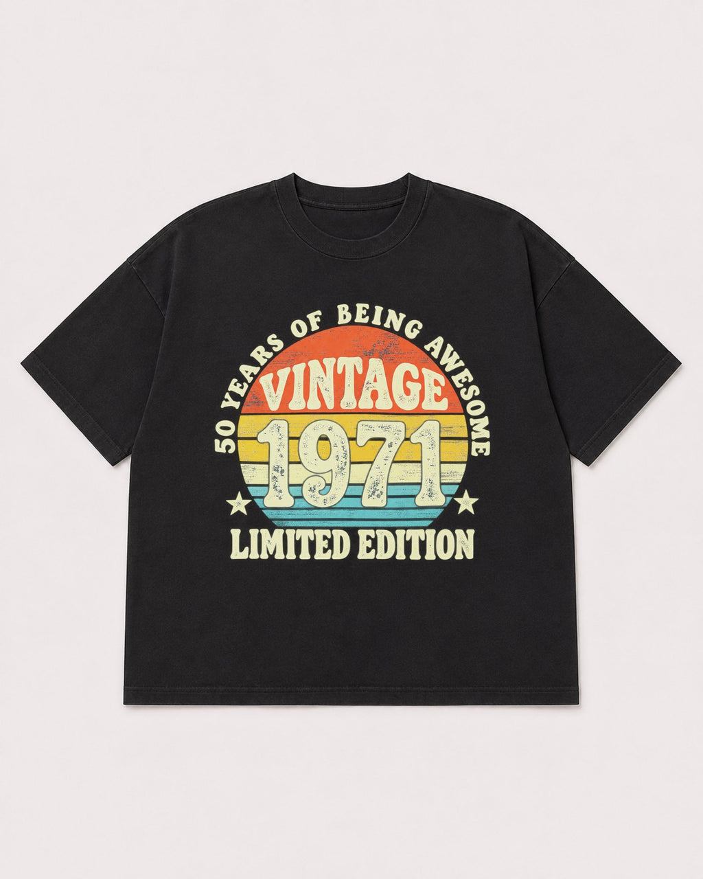 Mockup Boxy Heavyweight Tee Black product