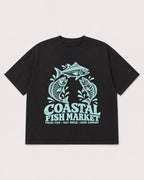 Mockup Boxy Heavyweight Tee Black product