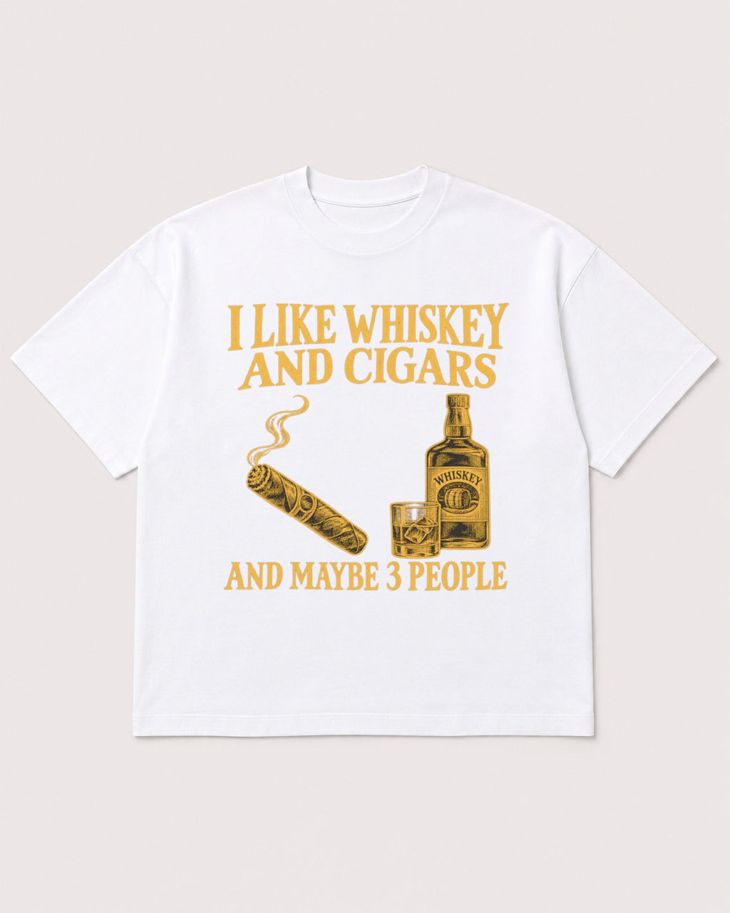 Mockup Boxy Heavyweight Tee White product