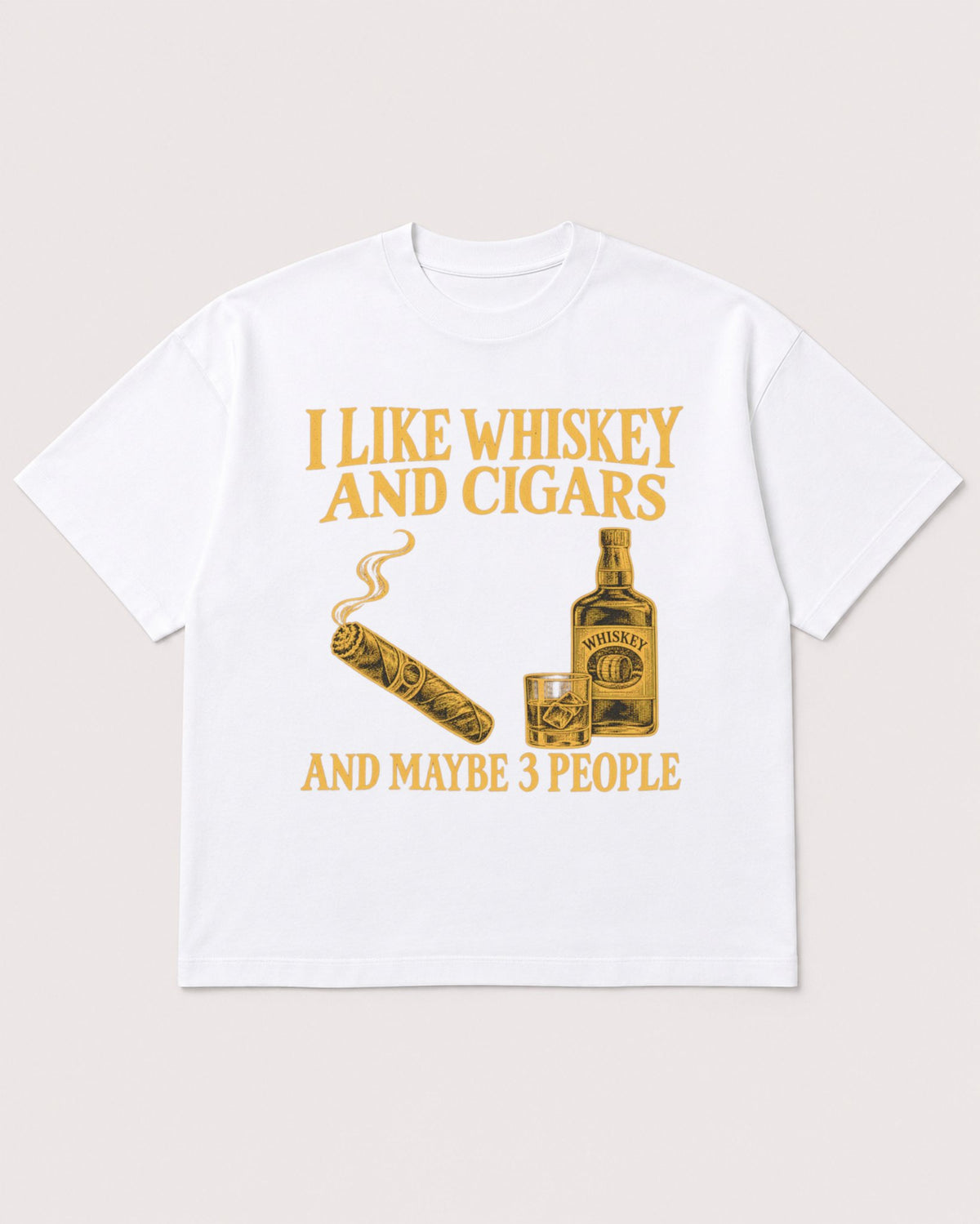 Mockup Boxy Heavyweight Tee White product