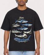 Mockup Boxy Heavyweight Tee Black male close-up 05