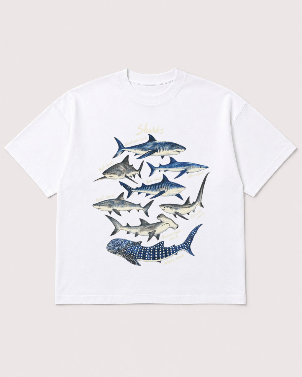 Mockup Boxy Heavyweight Tee White product