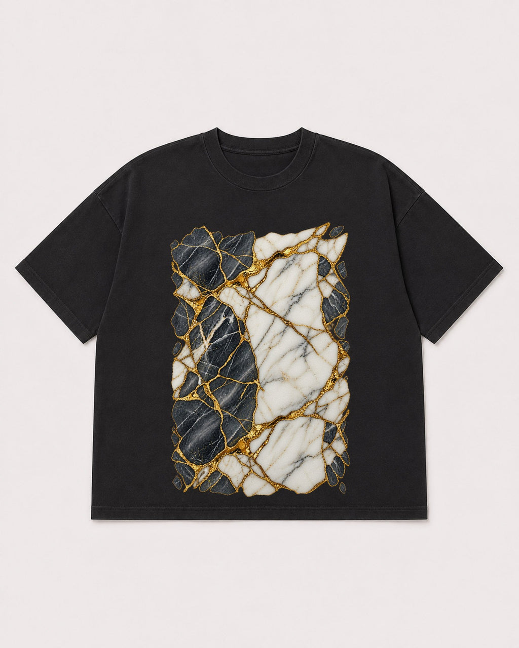 Mockup Boxy Heavyweight Tee Black product